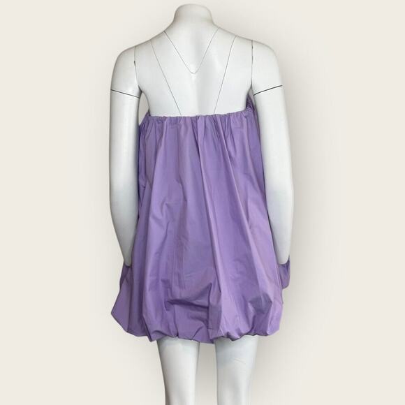 NWT | Susana Monaco | Strapless Bubble Mini Dress | Lavender | Size S - Picture 3 of 10